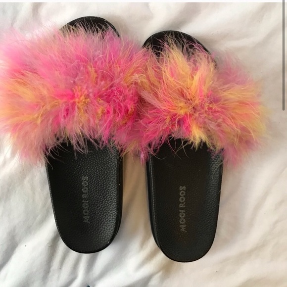 Shoes - Fur Slides